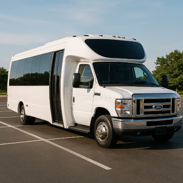 Fayetteville Shuttle Bus Rentals 20 Passenger Shuttle Bus