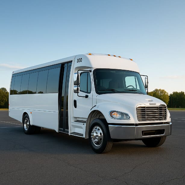 Fayetteville Shuttle Bus Rentals 25 Passenger Shuttle Bus