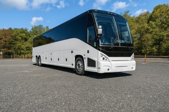 Fayetteville Shuttle Bus Rentals 56 Passenger Shuttle Bus