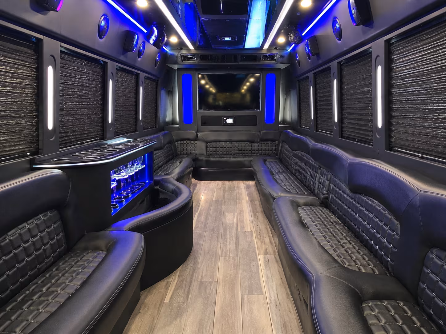 affordable fayetteville prom party bus prices split across your group
