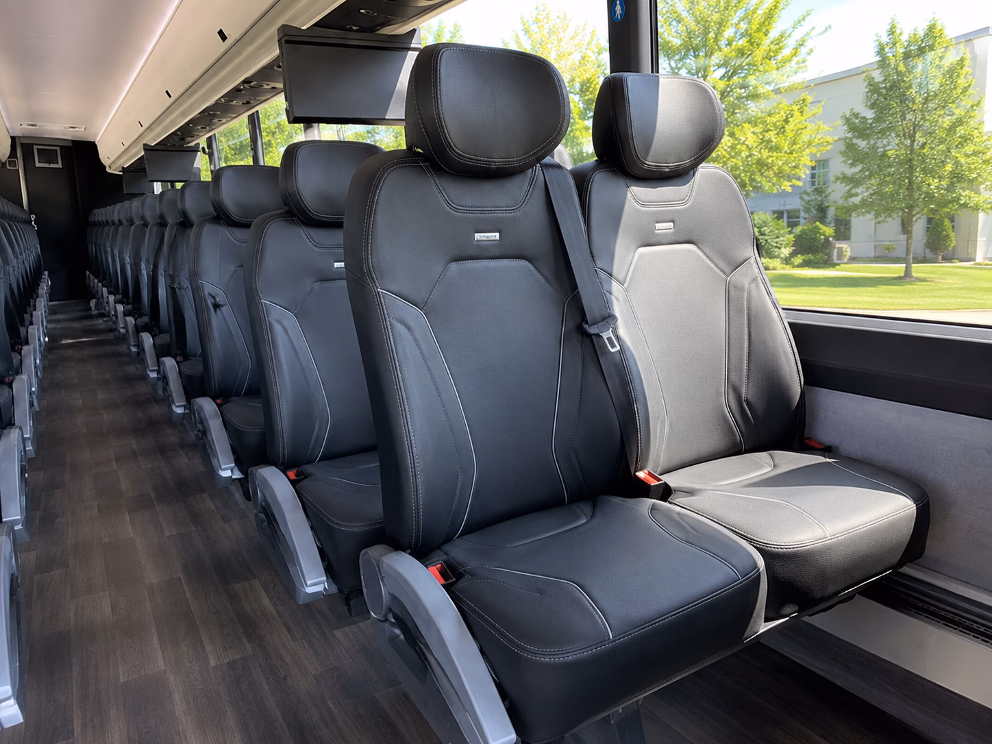 fayetteville construction and film crew shuttle buses